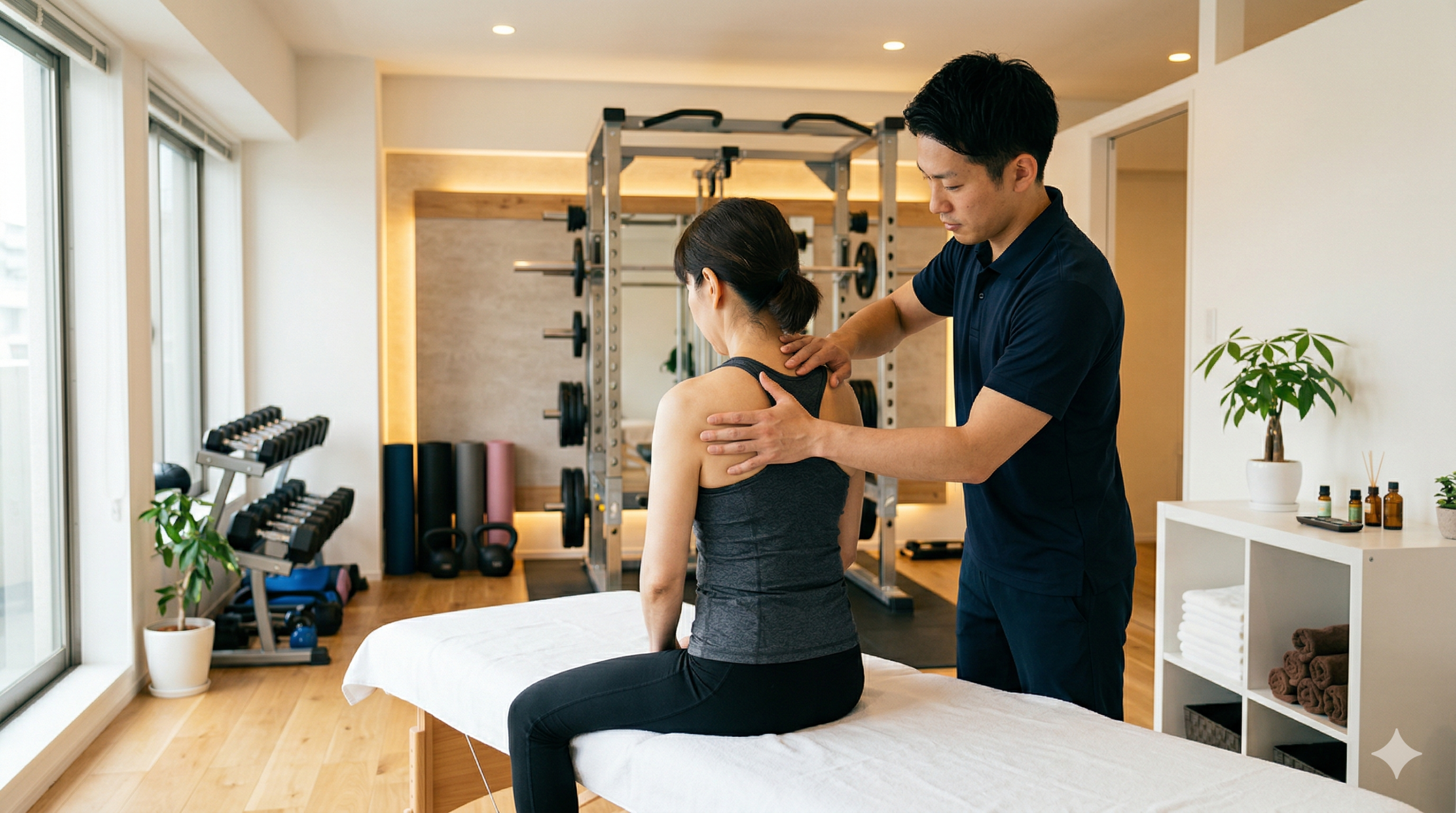 【お客様の声】「肩がこんなに悪いとは思わなかった」50代女性が薬院のパーソナルジムで痛み改善＆筋力アップを両立